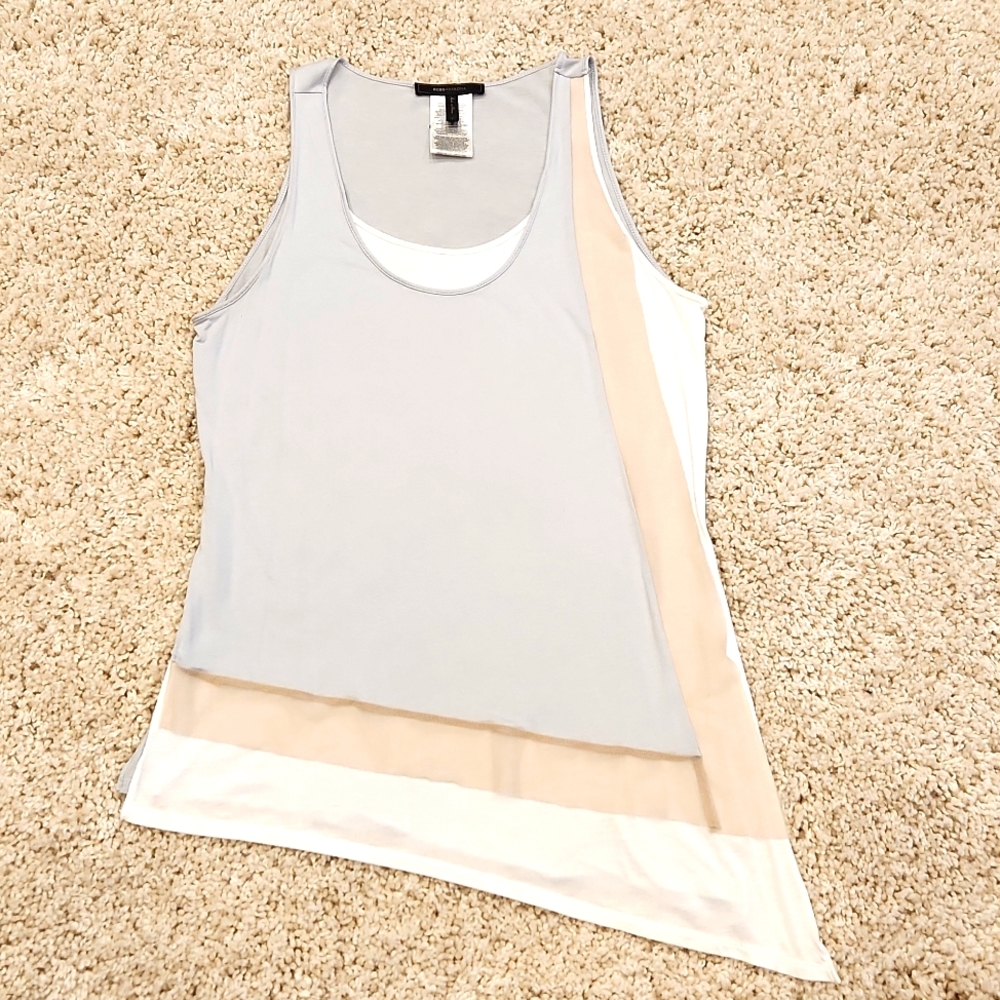 BCBGMaxAzria Color Block Tank size L